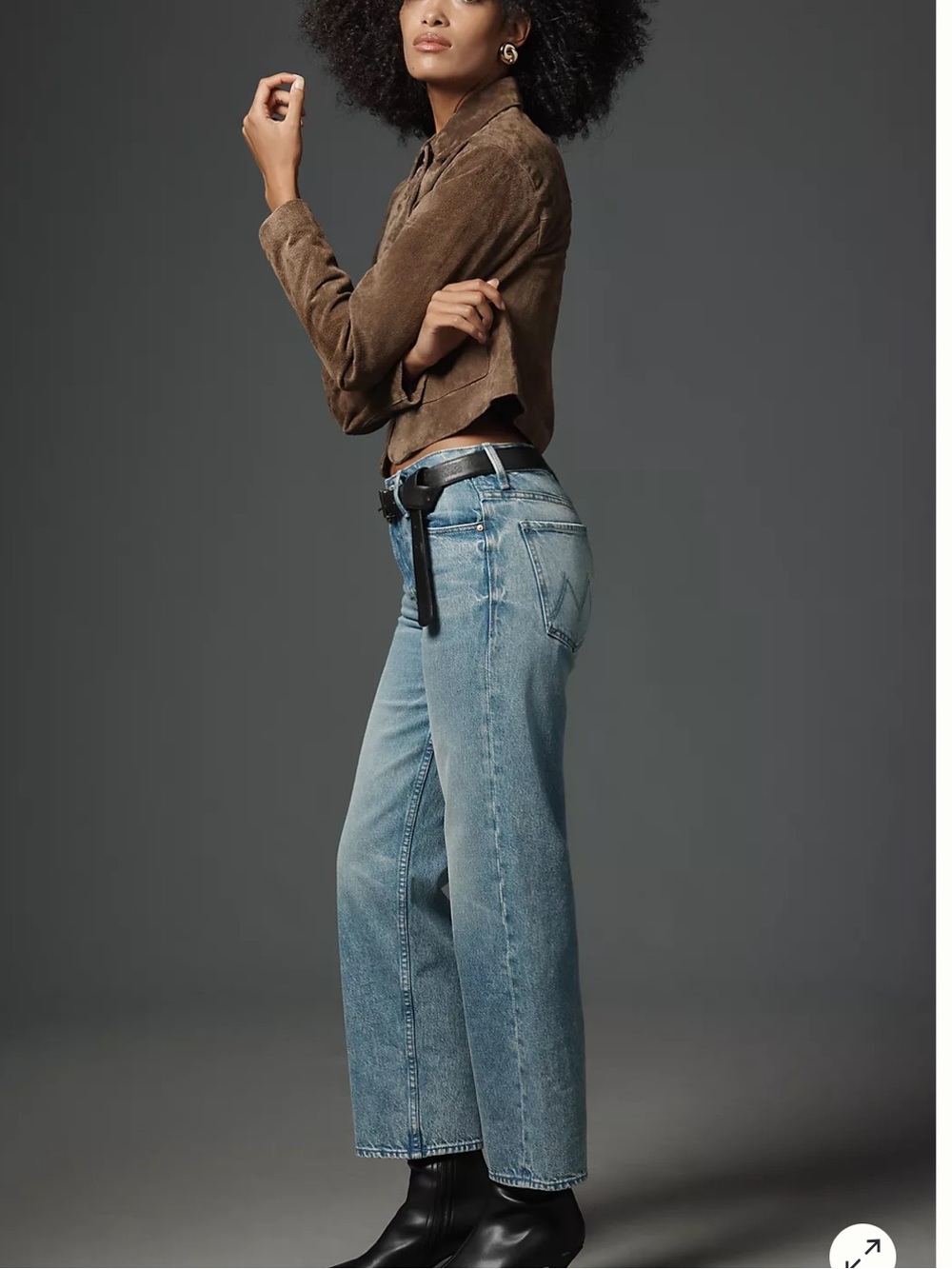 MOTHER SUPERIOR NEWBIE ANKLE JEANS
